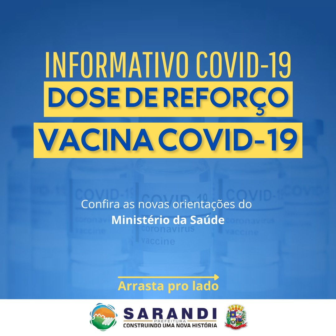 Informativo Covid-19 - Dose de Reforço